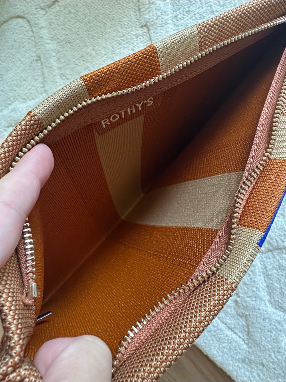 Rothy’s The Wristlet Amber Stripe - Picture 7 of 7